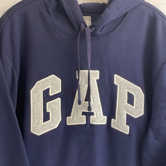 GAP Other - NWOT MEN’s GAP Hoodie Sweater Navy Blue XL WITH Gap Logo, Pull Over Style